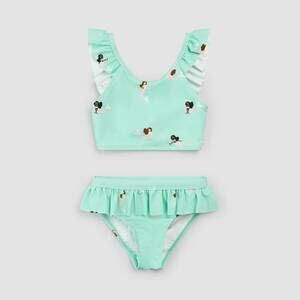 NEW MILES THE LABEL girls' bikini set in green aqua